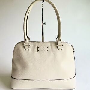 Kate Spade Ivory Leather Shoulder Handbag